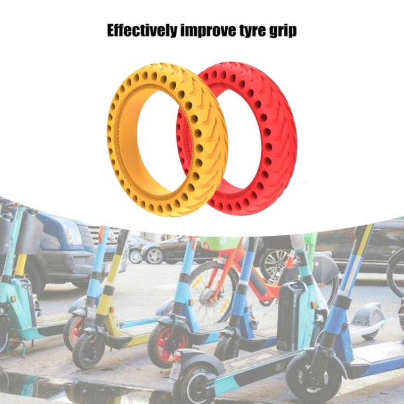 Long Lasting Non Pneumatic 8.5x2 Scooter Tire Wear Resistant Anti Slip Solid Rubber Wheel Suitable for M365 Urban Riding