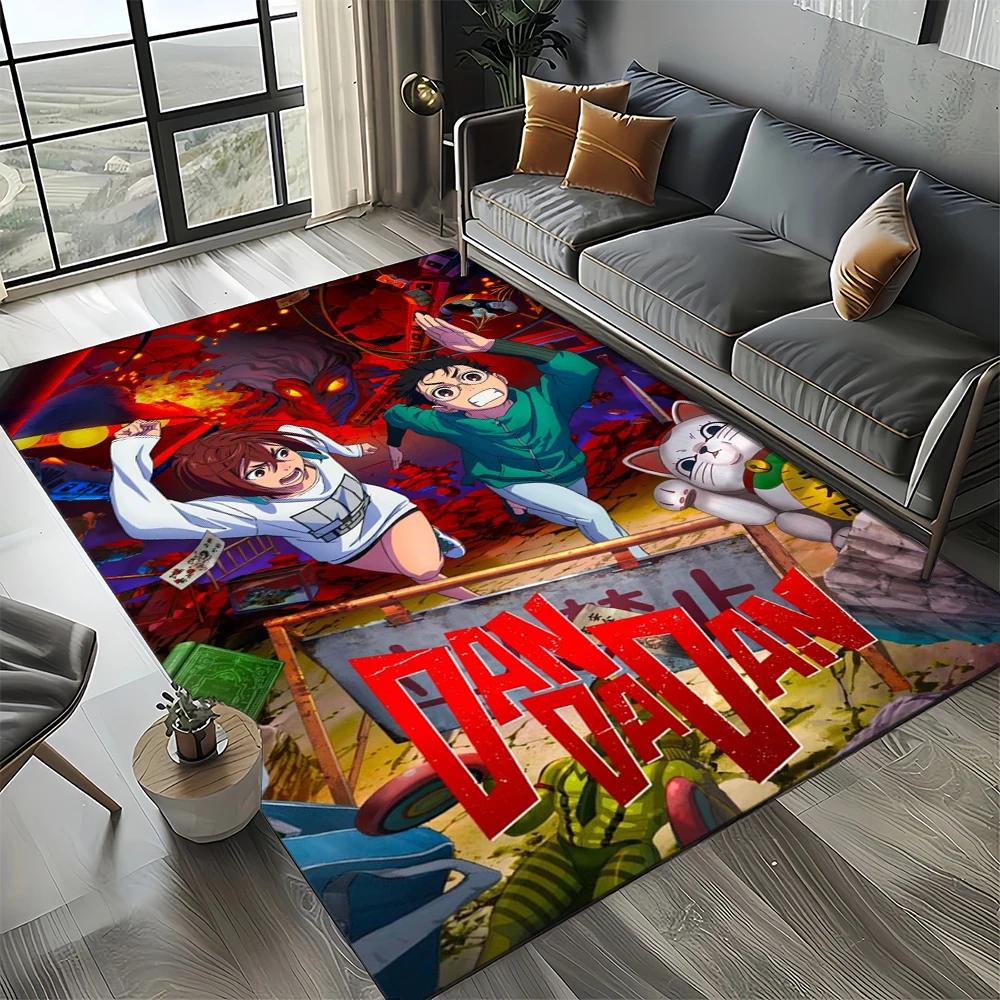 DAN DA DAN Anime Cartoon Non-Slip Carpet Rug for Living Room Bedroom Sofa Kids Play Floor Mat HD Gift