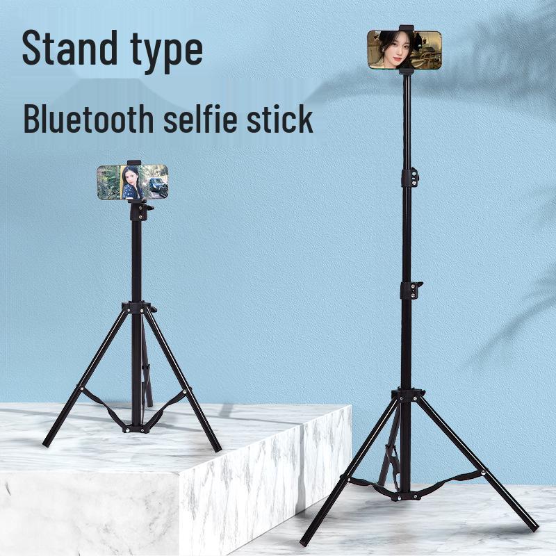 Adjustable Desktop Tripod with Beauty Light for Mobile and Outdoor Use