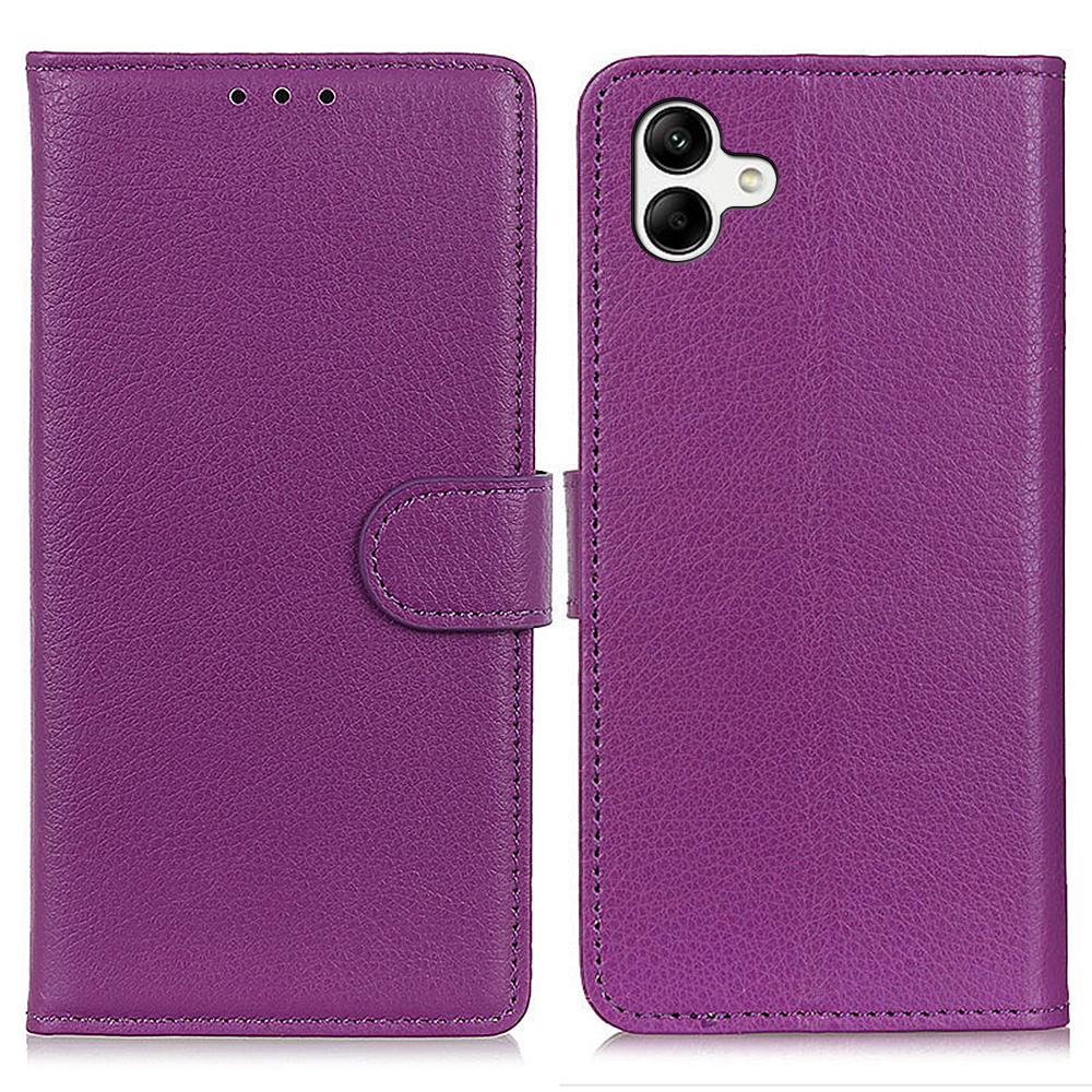 

For Samsung Galaxy A07 5G/A07 4G/A06 4G/A06 5G Wallet Case PU Leather Phone Cover Litchi Texture E