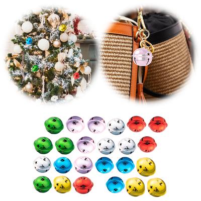 3/6pcs Christmas Jingle Bell Small Bell DIY Accessories Hollow Out Star Sleigh Bell Hanging Craft Xmas Tree Decor Pet Collar