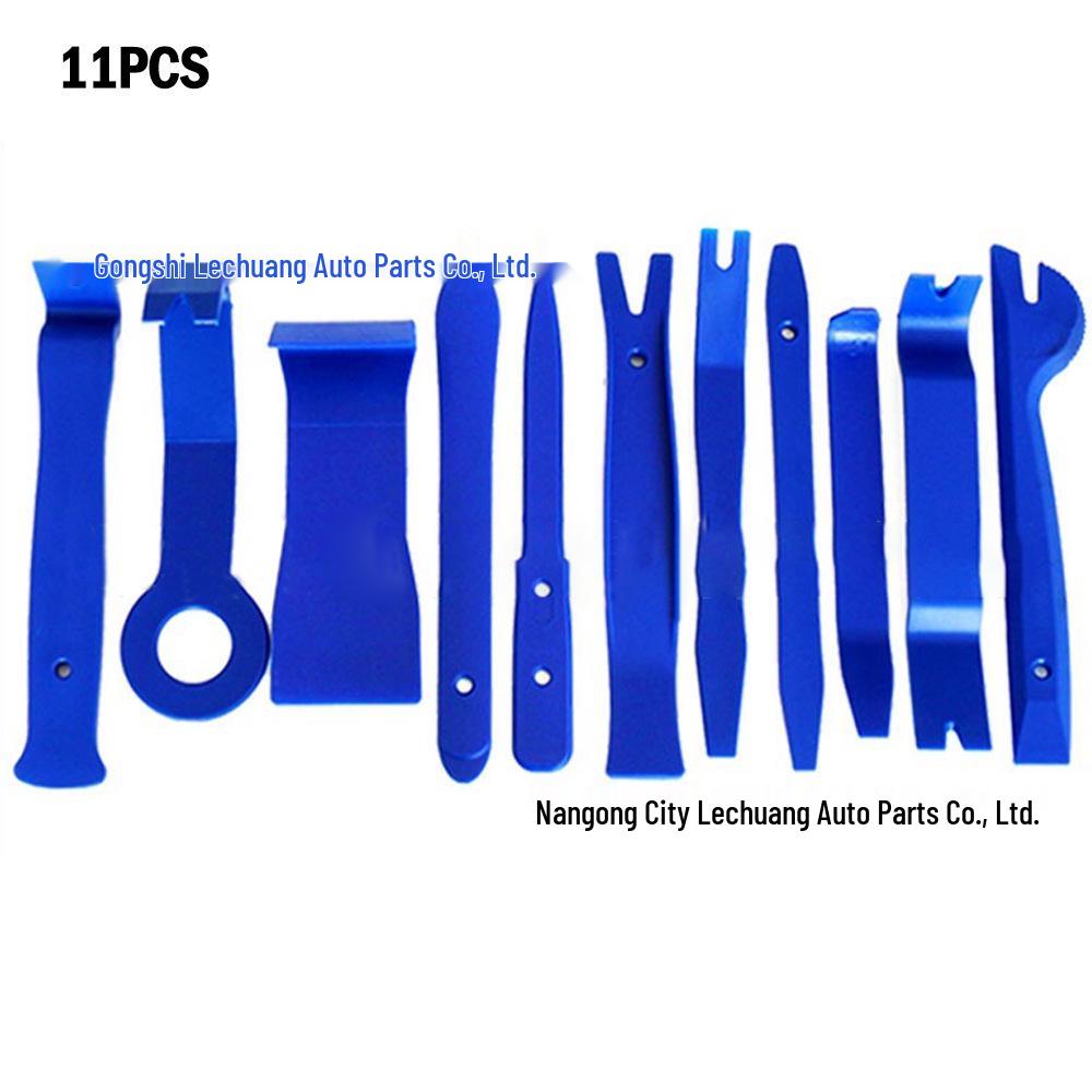 11-Piece Car Disassembly Tool Kit for Audio, Bumpers, Dashboards, and Interior Clips