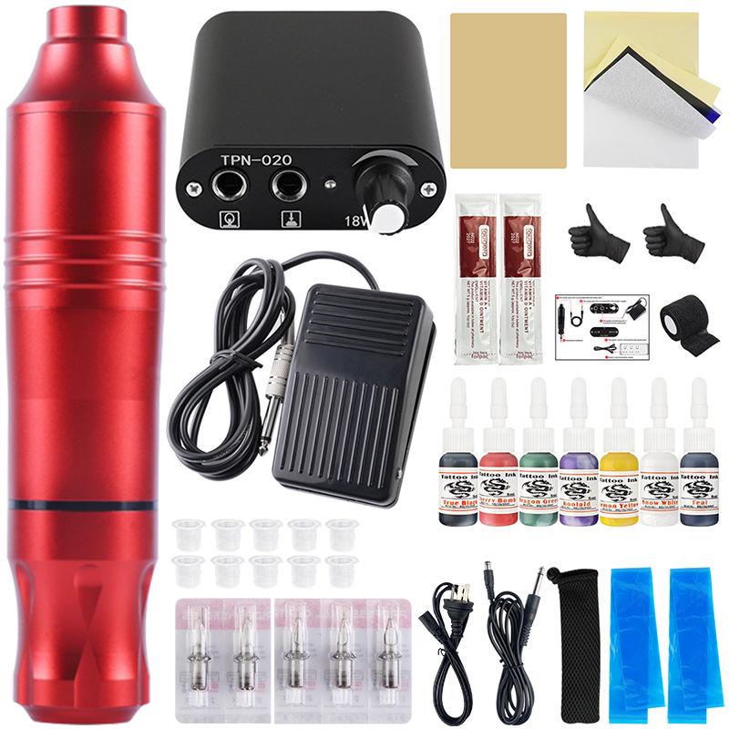 Lichen No. 6 Tattoo Pen Set: Motorized Lining & Shading Equipment