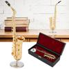 Ozdoby saksofonowe Miniaturowa dekoracja Miniaturowy instrument muzyczny Model prezentu 19 cm