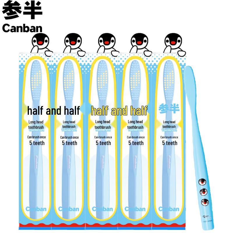 Canban Pingu Collaboration Long-Head Toothbrush