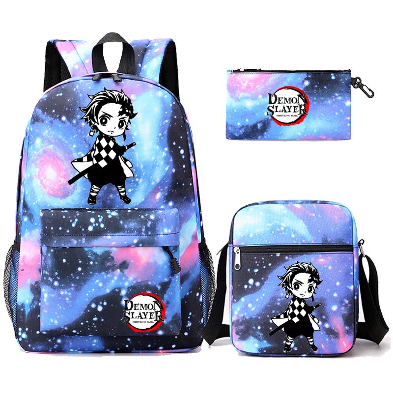 Anime Cosplay Velkokapacitní Bookbag Batoh Kreslený Laptop Unisex Studenti Chlapci Dívky Školní taška Cestovní ruksak Outdoorová taška