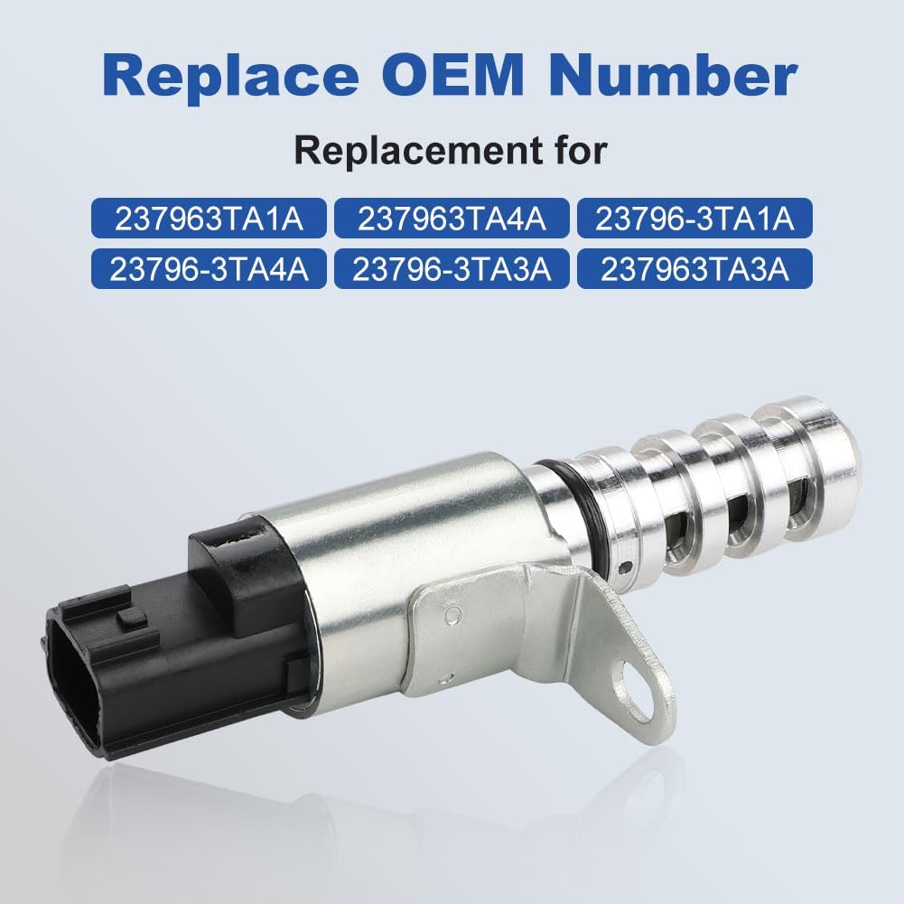 Engine Variable Valve Timing VVT Solenoid Compatible with Nissan Altima 2013-2017 Nissan Rogue 2014-2020 L4 2.5L Replacement for 916-922 237963TA1A
