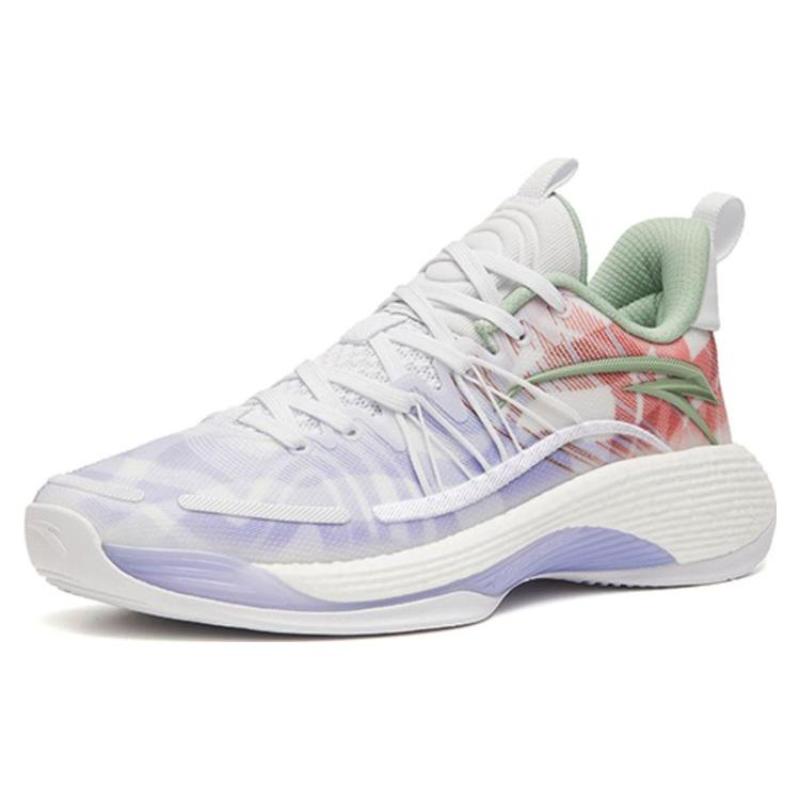 Anta Skyline Team Cushioning Anti-Slip And Wear-Resistant Low-Top Basketball Shoes Men's Stone Green Sneakers 112311601-1