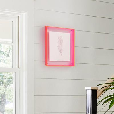 2,3 Zoll x 3,5 Zoll Bilderrahmen, Acrylrahmen, freistehend, hängend, dekorative Fotografie-Ausstellung