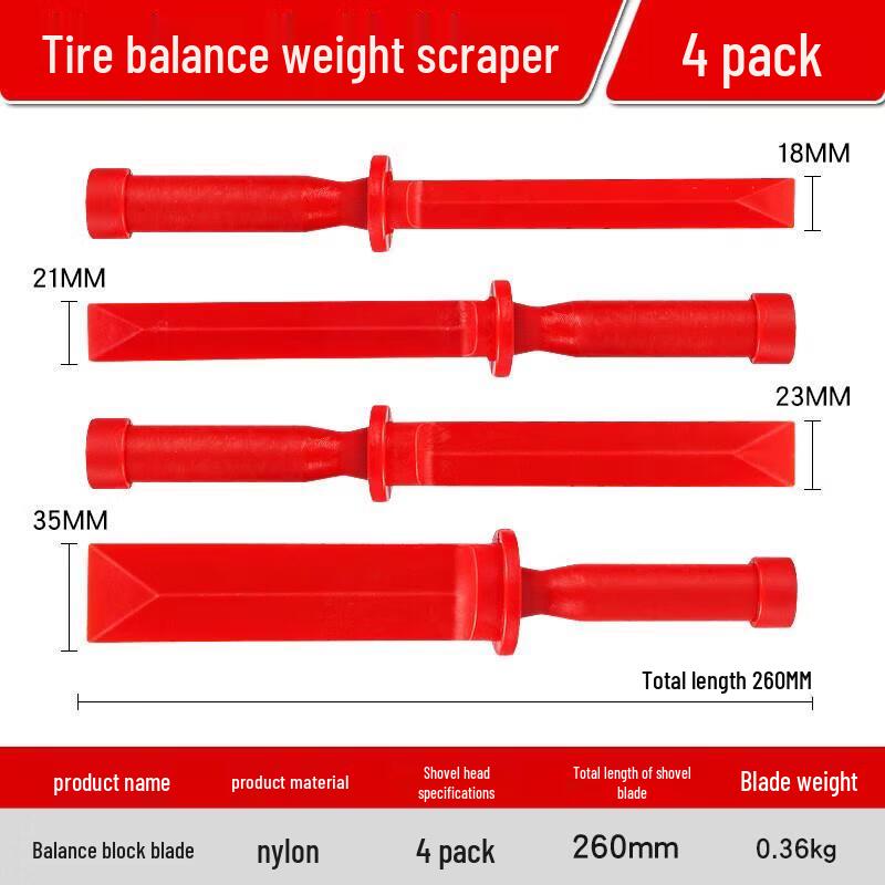 

Automotive Wheel Balance Weight Scraper