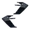 Universal 3D Glossy Black Car Side Wing Air Flow Fender Grill Intake Vent Trim Sticker