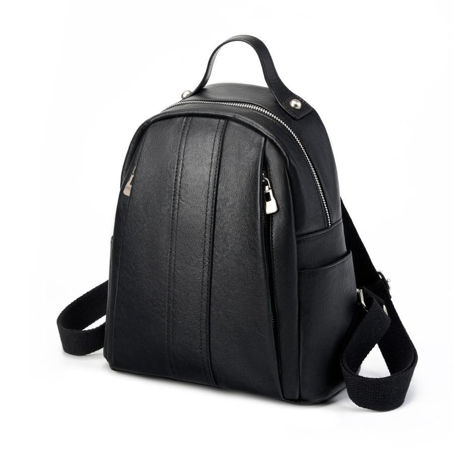 Versatile Cowhide Backpack Large Capacity Versatile Women's Backpack Soft Leather Bag