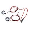 Remote Control Cars Spotlights with   Metal Mounts Round LED RC Car Lights