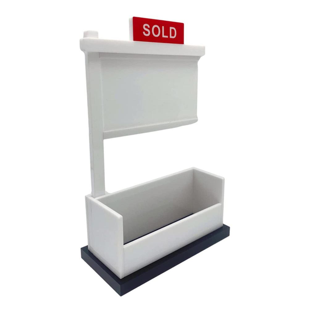 

Business Card Holder Display Stand Name Cards Organizer Large Capacity for Realtor Home Exhibition Accessories