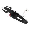 Waterproof Motorcycle Rear Mudguard with 12V LED Brake Light Easy Install Universal Bracket for road Adventures