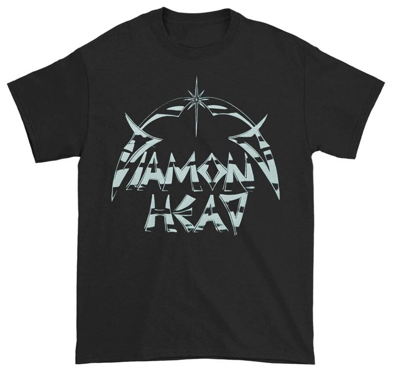 New Authentic Diamond Head Retro Logo Heavy Metal Band Unisex T-Shirt XXL