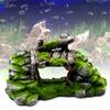 Resin Simulation Moss Rockery Fish Tank Aquarium Decor Landscape Ornament Craft