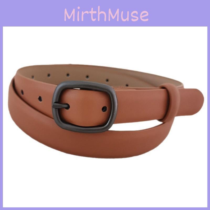Solid Genuine Color Leather Belt Women Alloy Closure Fashion Wardrobe Summer