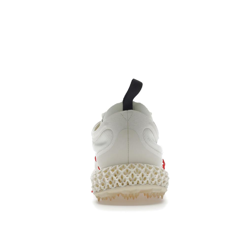 Adidas Y-3 Runner 4D Halo Core White Unisex Sneakers Red Bright-Cyan GW4451