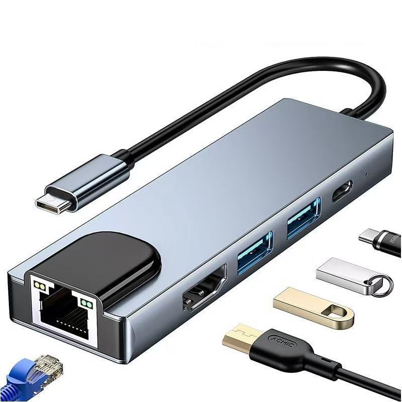 8-in-1 USB Type-C Hub with Multi-Screen Display & High-Speed Transmission