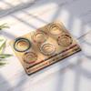Practical Combo Beading Mat Bead Board for Jewelry Making Wood Beading Board for Bracelet and Necklace Beading Mats Tray