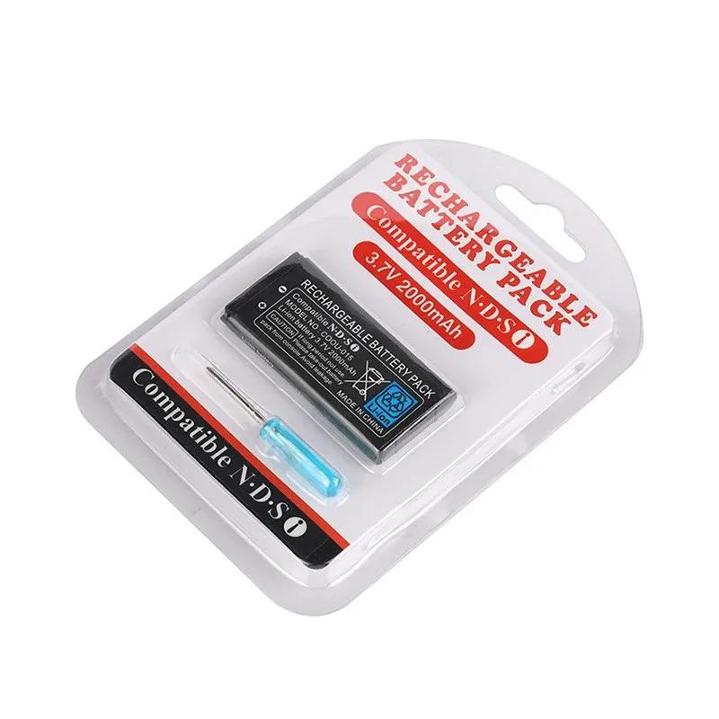 3.7V 2000mAh Rechargeable Battery TWL-003 TWL 003 Lithium Battery Pack for Nintendo Ndsi Game Console Built-in Batteries TWL003