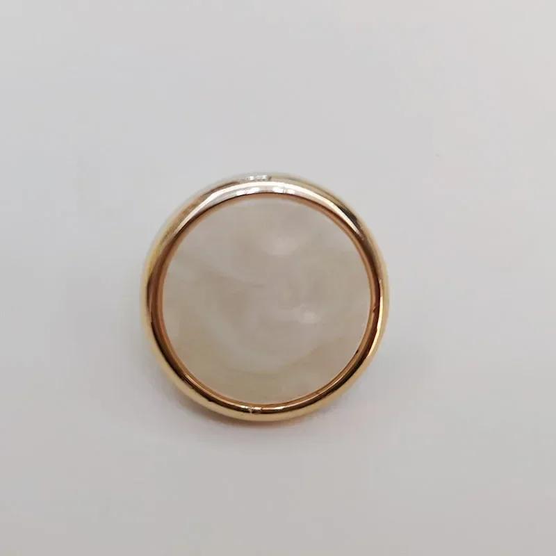 10 pezzi bellissimi bottoni color oro 11/15/21 mm bottoni in plastica di alta qualità con gambo accessori per cucire vestiti