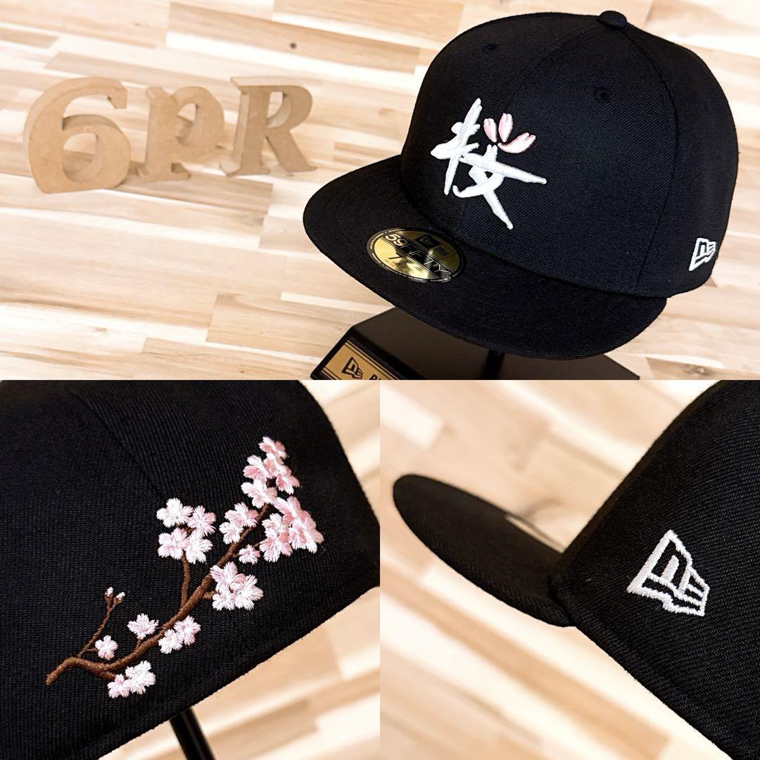 

[USED] Ultra Rare/Discontinued New Era Sakura Kanji Cap (Black/Pink)