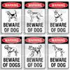 Uwaga na psa Metalowy znak Rottweiler Owczarek Niemiecki Golden Beagle Bulldog Pit Bull Pudel Bullmastiff Bloodhound Yorkshire Terrier Border Collie Schn