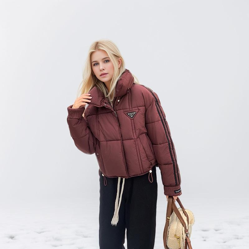 Winter  Cotton Clothes Women's Personality Temperament College Style Sweet High-end Cotton Clothes Casual Fashion  Version of Bread Clothes Women