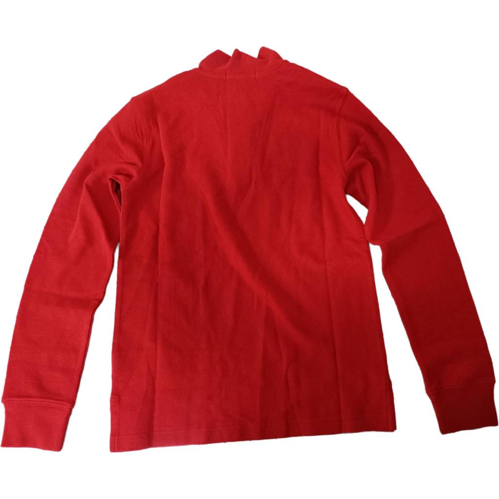 Polo Ralph Lauren Sweatshirt Ss24 Einfarbig Stehkragen Halbreißverschluss Langarm Kinder Oberteile Rot 323953023-006