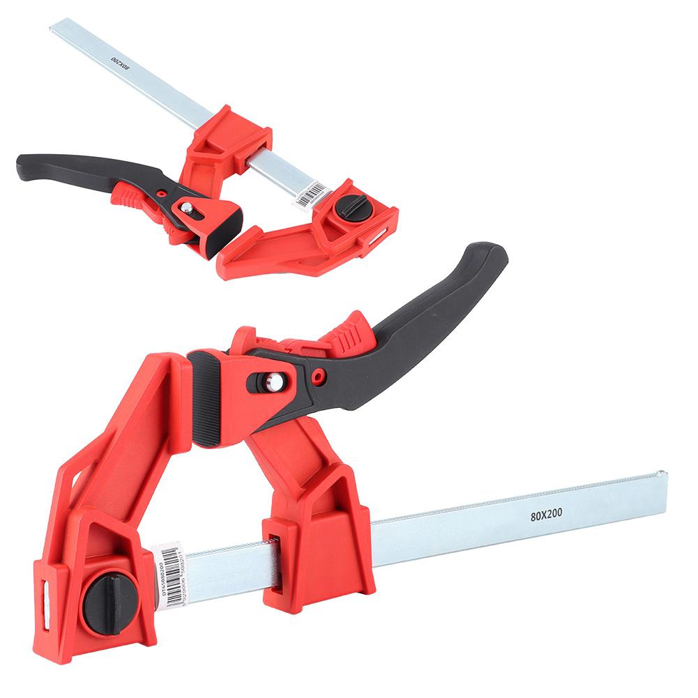 Woodworking Heavy Duty Ratchet F Clamp Adjustable Fixing Bar Clips Accessory for Carpenter