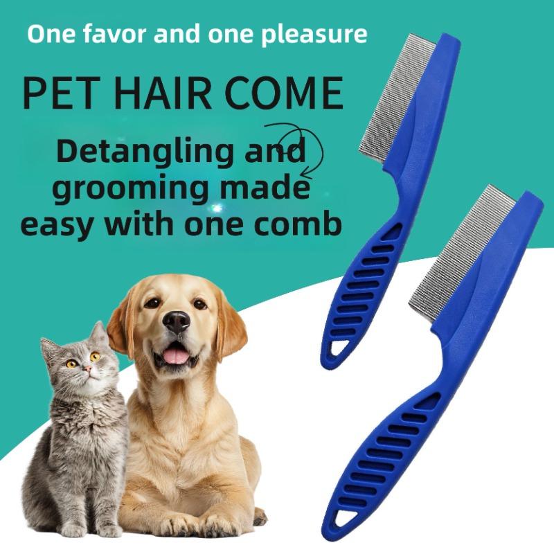 Pet Flea Removal Comb, Dog and Cat Comb, Flea Comb, Grooming Comb, Depilation Pet Comb, Pet Close-toothed Depilation Comb