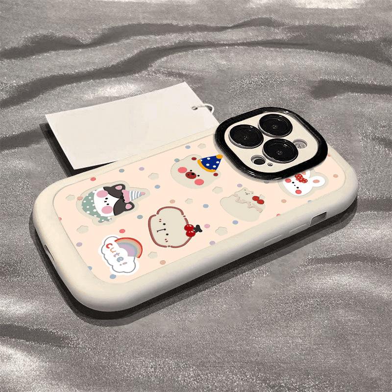 Cute Cake Puppy Suitable for 17 Apple 15 Mobile Phone Case Huawei Mate60oppo Xiaomi 14vivo Honor 10