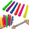 12PCS Colorful Stretchy Strings Sensory Fidget Worm Toys ADHD Autism Relieve Stress Party Favors Gifts for Kids Boys Girls
