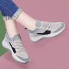 2025 new autumn casual women's shoes soft-soled sports running shoes breathable versatile flying woven shoes mother walking shoes