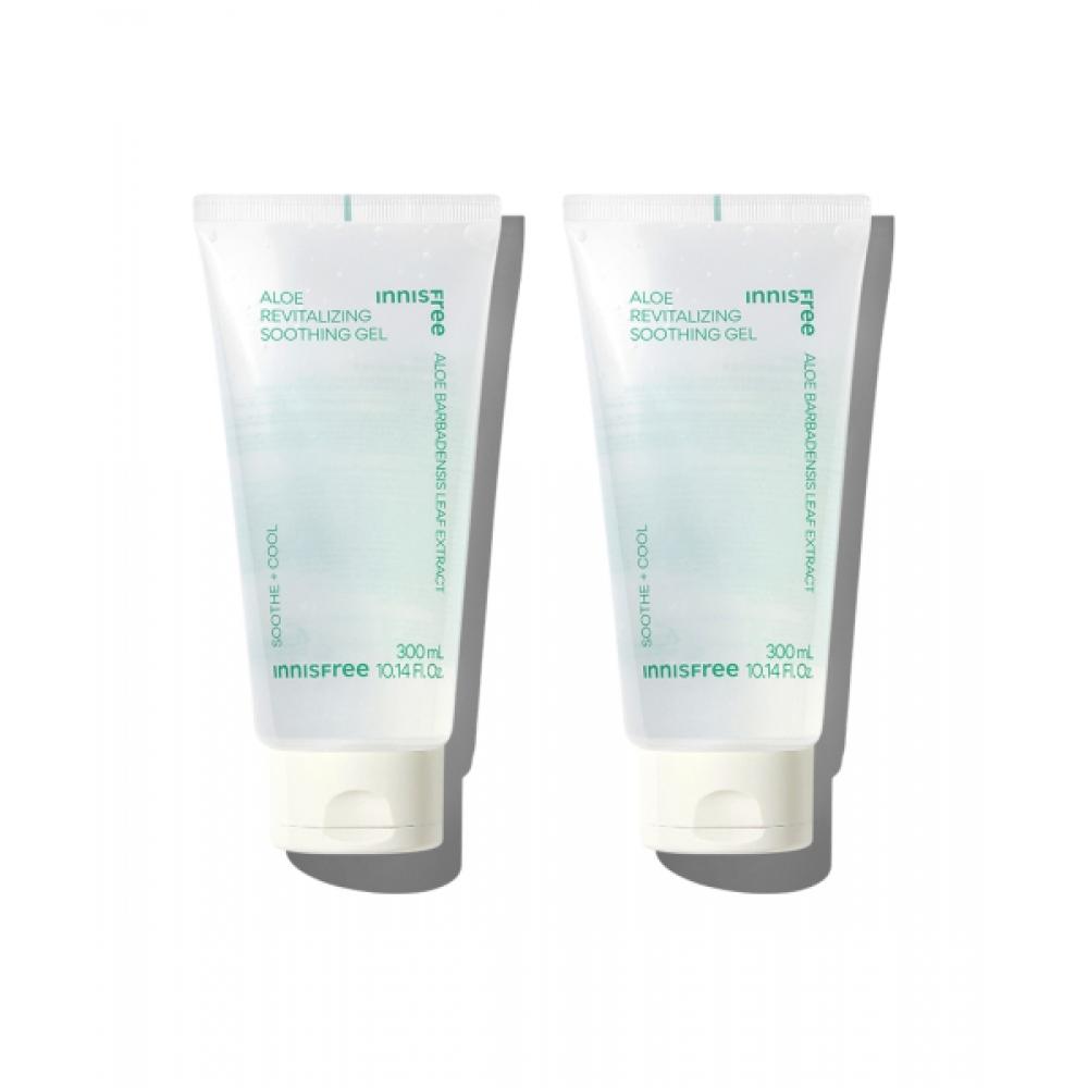 Innisfree Aloe Revitalizing Soothing Gel 300ml 2 FREE