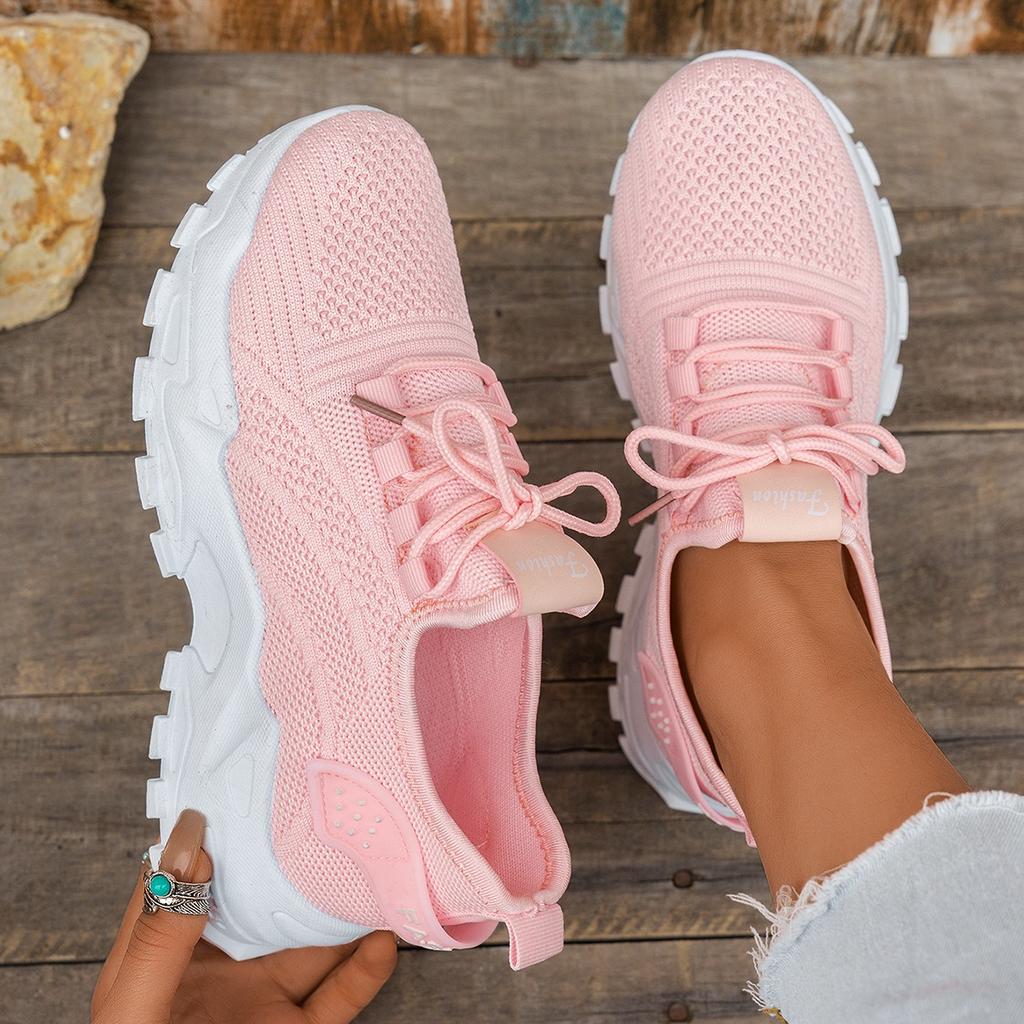 Damskie Codzienne Buty Sportowe, Modne Buty do Chodzenia, Lekkie Buty Codzienne, Buty do Biegania, Antypoślizgowe, Oddychające, Oddychające Buty Sportowe z Siateczki
