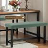 1PC Stretch Jacquard Dining Bench Cover Living Room Anti-Dust Removable Bench Slipcover Washable Bench Seat Protector