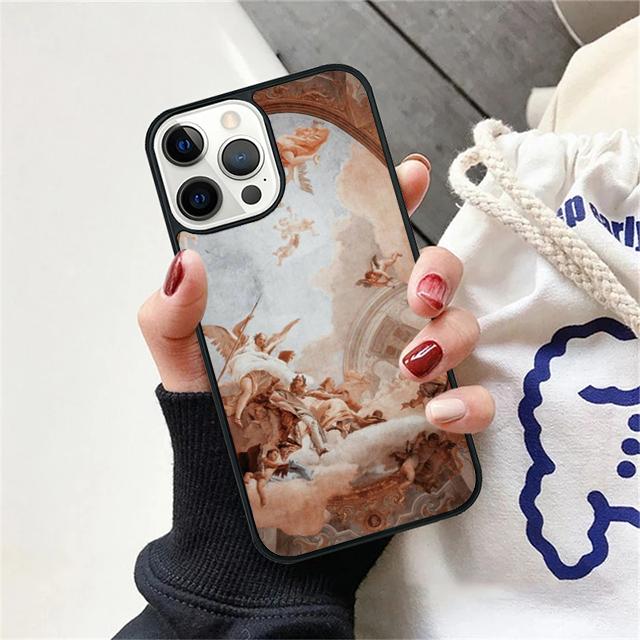 Renaissance Art Painting Coque Shell For iPhone 17 Air 15 16 14 13 12 Pro Max 11 Pro Max Plus Phone Case Cover