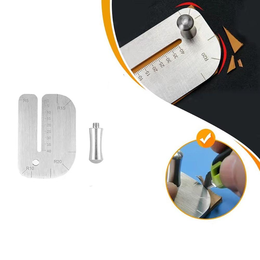 Stainless Steel Leather Pulling Board Punching Holes Auxiliary Accessories Punching Puller