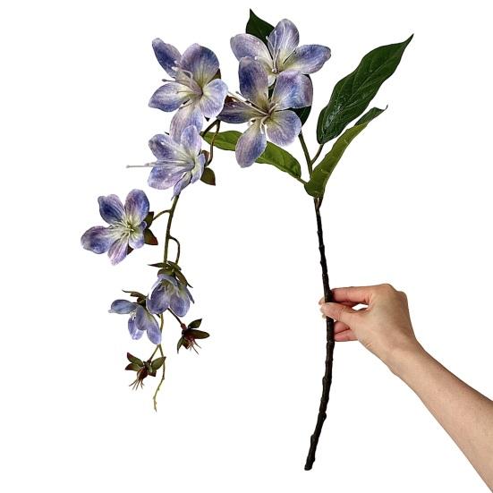 

Artificial Jasmine Flower 31 Fake Hanging Flowers Faux Silk Flower Arrangement for Party Home Wedding Decoration синій