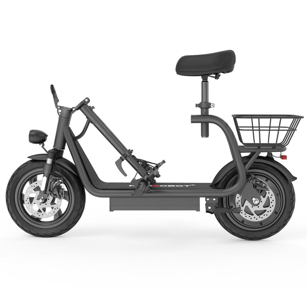 Elektrická koloběžka NANROBOT M5, Černá, Pro městské dojíždění, Kotoučová brzda