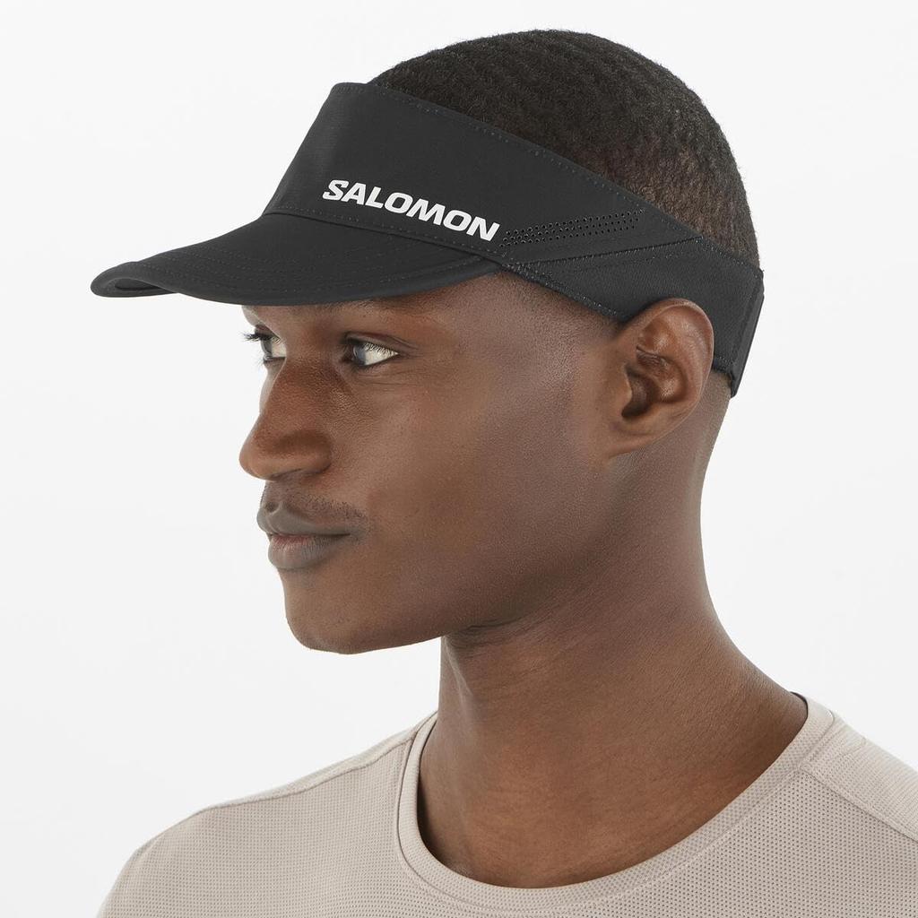 Salomon SHKout VISOR U Outdoor Deep Hat, LC2531500, Black/OSFA