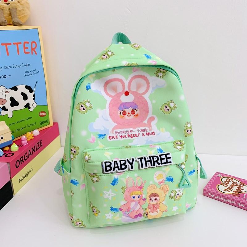 Large Capacity Primary School Schoolbag Cartoon Cute Foreign Style Printing Boys And Girls Backpack Children'S Backpack