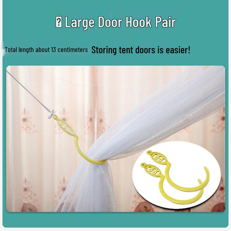 Free Shipping High-Density Mosquito Net for Dorm or Home, Single/Double Bed, with Hanging Rope and Extra Height