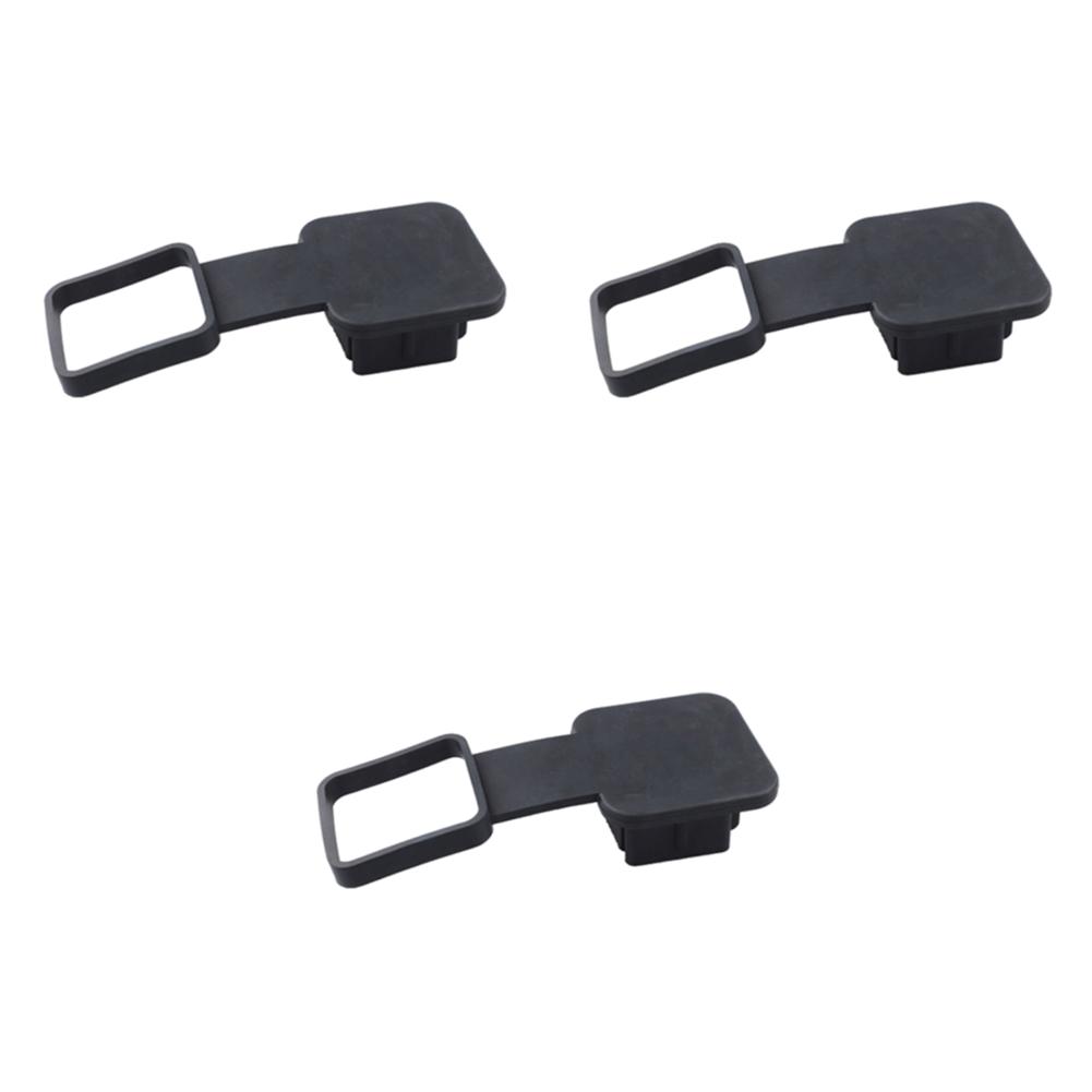 Trailer Hitch Receiver Cover Plug Waterproof Tube Cap Protector Dustproof Trailer Hitch Cover 2 Inch Receiver Auto Square Plug