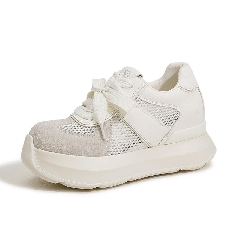 

Mesh Forrest Gump shoes women s 2025 spring and summer new inner height increase German training shoes lightweight breathable sandals sports an 39 бежевий