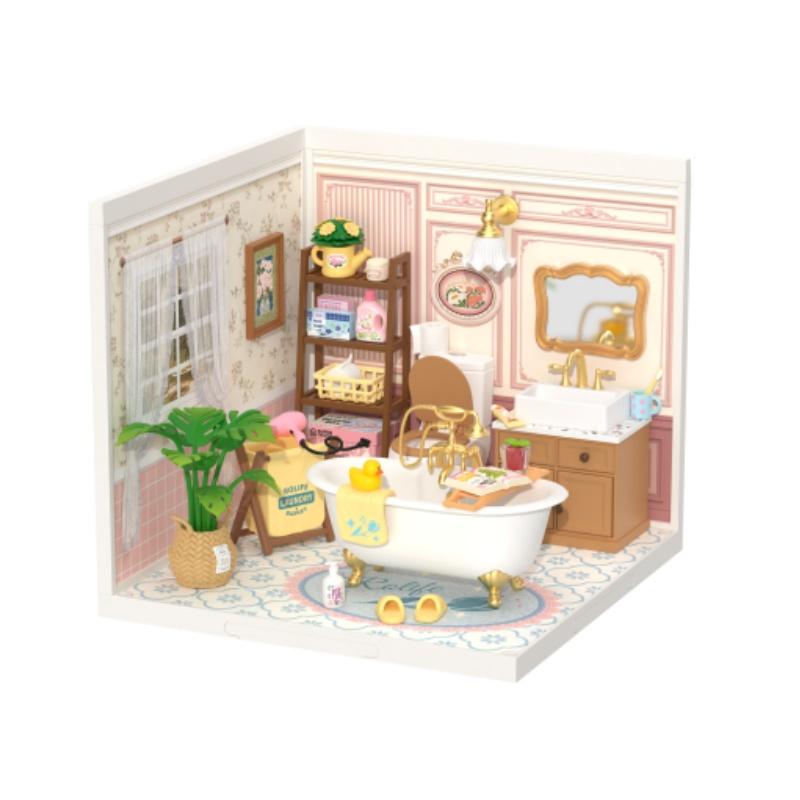 

Robotime Rolife DIY Миниатюрный Кукольный Домик Набор Серия Дом Сад Наборы для Сборки со Светодиодной Подсветкой Рождественские Подарки для Взрослых Теплая Столовая