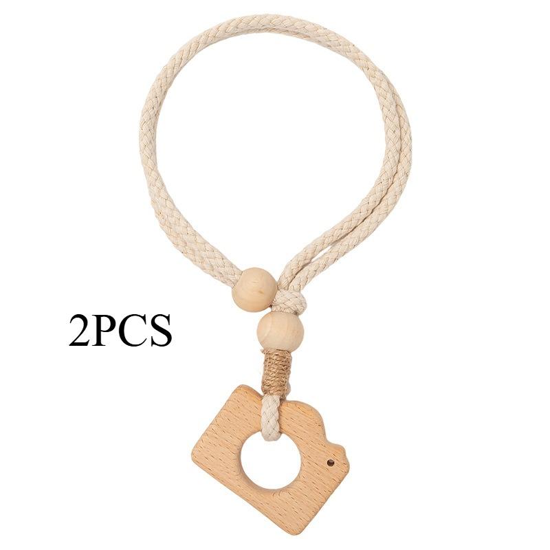 2PCS.High-End Wood-Style Curtain Tieback Balls, Adjustable Punch-Free Straps, Luxury Decor for Living Room & Bedroom